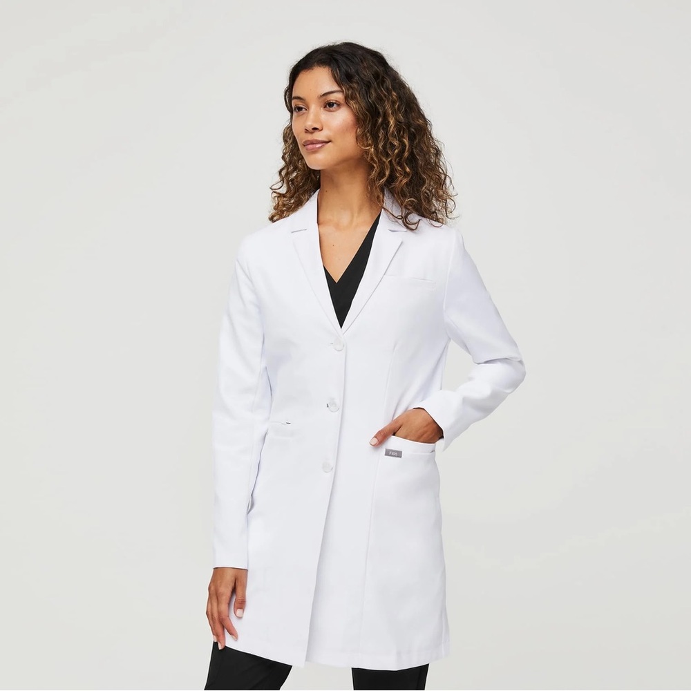 FIGS Women's Slim Long Lab Doctor Jacket